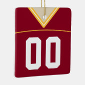  Football Lacrosse Jersey Ornament (Rechts)