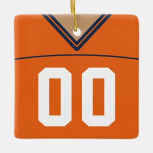 Football Lacrosse Jersey Ornament