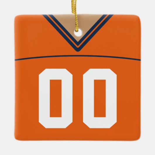  Football Lacrosse Jersey Ornament (Voorkant)