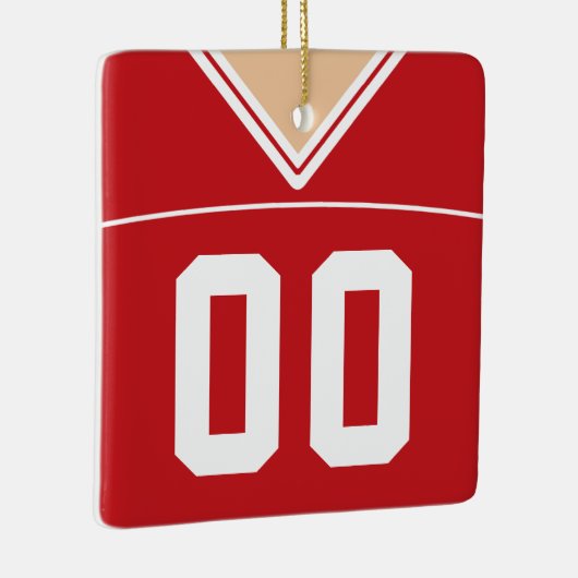  Football Lacrosse Jersey Ornament (Rechts)