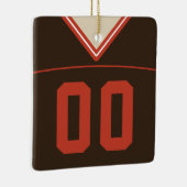  Football Lacrosse Jersey Ornament (Rechts)