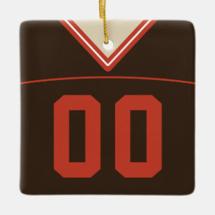  Football Lacrosse Jersey Ornament