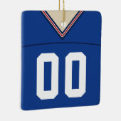  Football Lacrosse Jersey Ornament (Rechts)