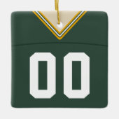  Football Lacrosse Jersey Ornament (Voorkant)