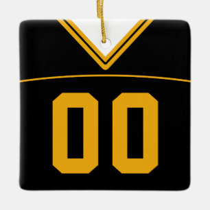  Football Lacrosse Jersey Ornament