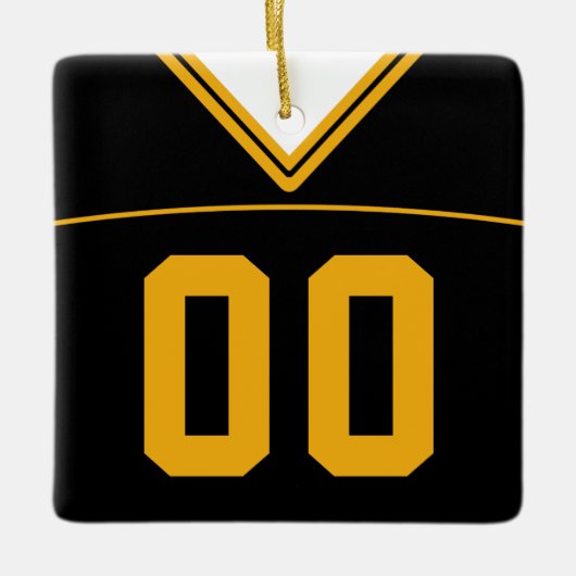  Football Lacrosse Jersey Ornament (Voorkant)