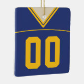 Football Lacrosse Jersey Ornament (Rechts)