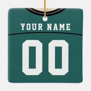 Football Lacrosse Jersey Ornament