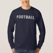 Football Lange T-shirt (aangepast) (Voorkant)