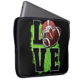Football laptop Hoesje Sleeve (Voorkant Rechts)