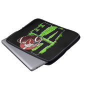 Football laptop Hoesje Sleeve (Voorkant onderkant)