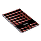 Football-laptop op maat notitieboek (Rechterzijde)