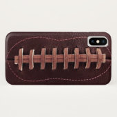  Football leder Laces Sports Case-Mate iPhone Case (Achterkant (horizontaal))