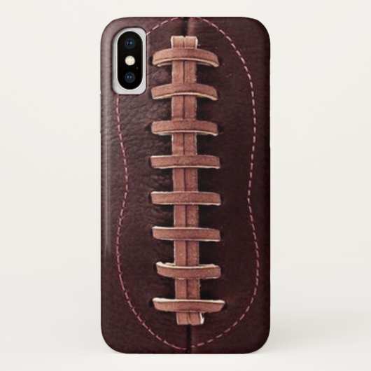  Football leder Laces Sports Case-Mate iPhone Case (Achterkant)