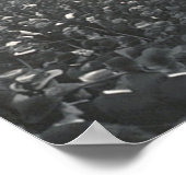  Football Legermarine Zwart wit Poster (Hoek)