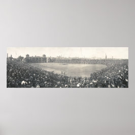  Football Legermarine Zwart wit Poster