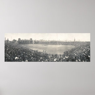  Football Legermarine Zwart wit Poster