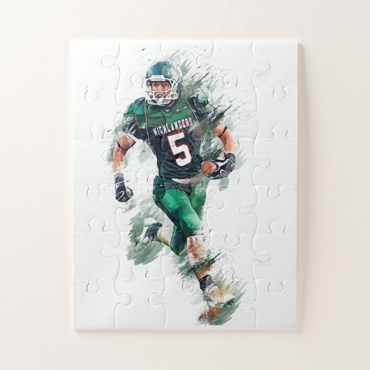 Football Legpuzzel (Verticaal)