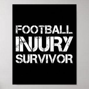 Football letsel overlevende poster