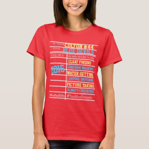 Football Library Bekijk Kaart T-shirt - Aangepast