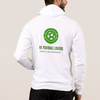 Football liefhebbers Zipped jack Hoodie