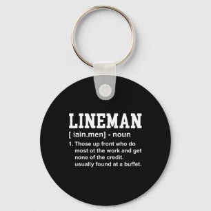 Football Lineman Definition Funny Offensive Linema Sleutelhanger