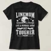 Football Lineman mam houdt van een normale mam maa T-shirt (Design voorkant)