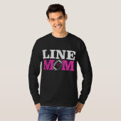 Football Lineman Mam Line Mam T-shirt (Voorkant volledig)