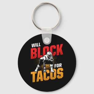 Football Lineman voor tacos offensief defensief pl Sleutelhanger