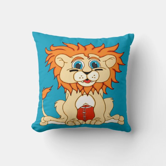 Football Lion Kussen (Voorkant)
