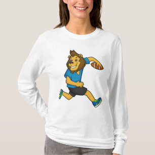 Football Lion Rugby-speler T-shirt
