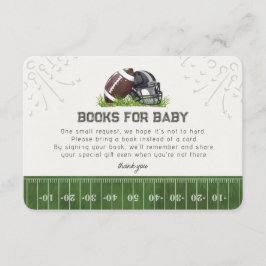Football Little All Star Boeken voor Baby Insert Informatiekaartje