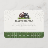 Football Little All Star Luier Raffle Baby Insert