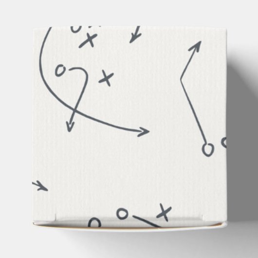 Football Little All Star Touchdown Baby Shower Bedankdoosjes (Bovenkant)