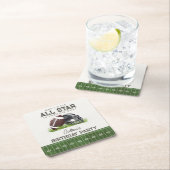 Football Little All Star Touchdown Birthday Party Kartonnen Onderzetters (Insitu)