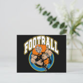 Football Logo Briefkaart (Staand voorkant)
