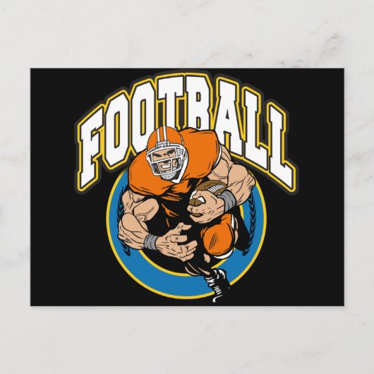 Football Logo Briefkaart (Voorkant)