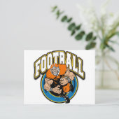Football Logo Briefkaart (Staand voorkant)