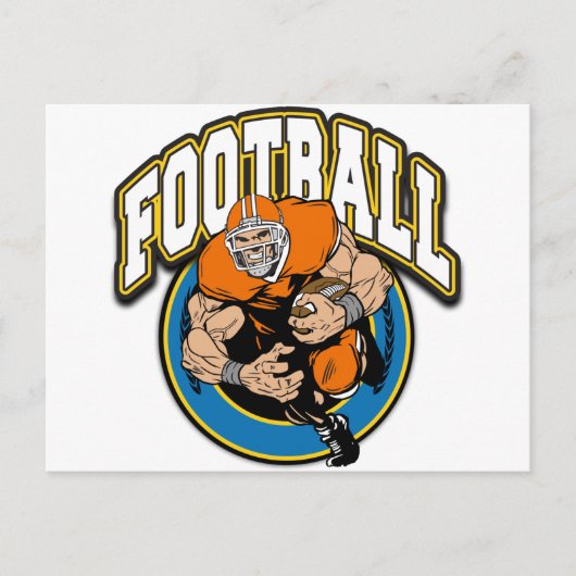 Football Logo Briefkaart (Voorkant)