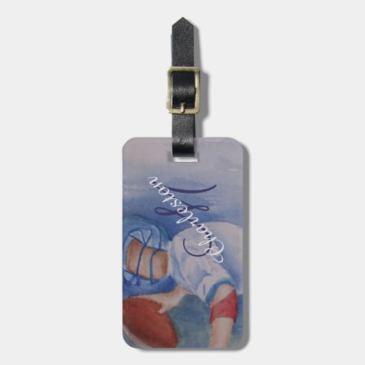 Football Lover Bagagelabel (Voorkant verticaal)