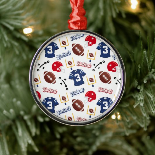 Football Lover Christmas Ornament Keepsake (Boom)