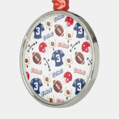 Football Lover Christmas Ornament Keepsake (Links)