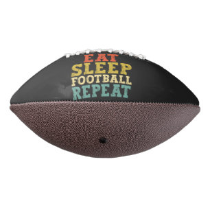 Football Lovers Eat Sleep Football Herhalen