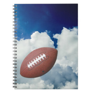 Football, lucht, wolken notitieboek