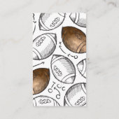 Football Luier Raffle Kaarten (Achterkant)