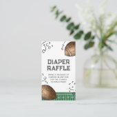 Football Luier Raffle Kaarten (Staand voorkant)