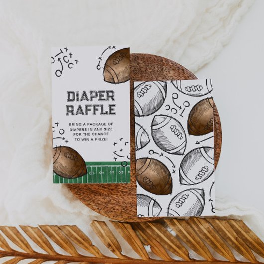 Football Luier Raffle Kaarten