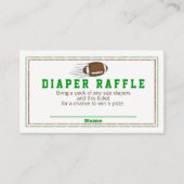 Football luierritten informatiekaartje (Voorkant)