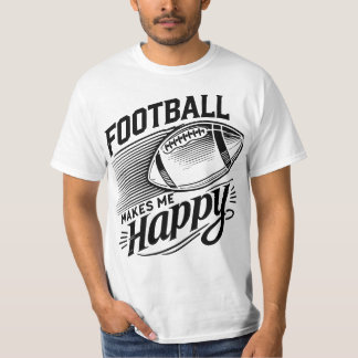 Football maakt me blij t-shirt
