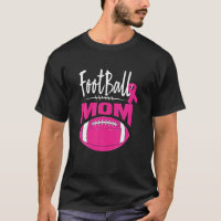 Football Mam Borst Kanker Bewustheid Roze Ribbon L